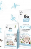 Хипоалергенна суха храна Brit Care Cat Grain-Free Insect с протеин от насекоми и прясна херинга, за котки с различни кожни и храносмилателни проблеми 0.400 кг.