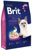 Суха храна Brit Premium by Nature Cat adult chicken – за котки над 12 месеца, с пилешко 1.5 кг.