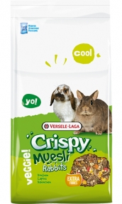 CRISPY MUESLI RABBIT 1 KG / CUNI CRISPY-пълноценна храна за декоративни зайци