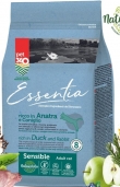 Супер премиум храна за котки Essentia SENSIBLE, БЕЗ ЗЪРНО, със 73% протеин от прясно заешко и патешко месо + куркума и розмарин, за котки с чувствителна храносмилателна система 1.5 кг.