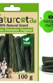 Натурални Вегетариански Дентални Лакомства за кучета Naturcota- Зеленчукови дентални пръчици. 0.100 кг.