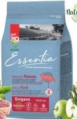 Супер премиум храна за котки Essentia EXIGENT, БЕЗ ЗЪРНО, със 74% протеин от прясно свинско месо + куркума и розмарин, за капризни котки 1.5 кг.