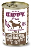 Консервирана храна за кучета KIPPY FRUIT ADULT rich in Lamb with berries с агнешко и горски плодове 0.400 кг.