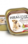 Пастет за кучета HEALTHY MEAT All Days с прясно агнешко месо , телешко, пуешко месо и картофи 0.150 кг.