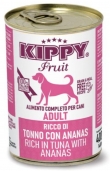 Консервирана храна за кучета KIPPY FRUIT ADULT rich in Tuna with pineapple с риба тон и ананас 0.400 кг.