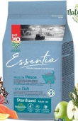 Супер премиум храна за котки Essentia STERILIZED, БЕЗ ЗЪРНО, 81% протеин от прясна сьомга и риба тон + куркума и розмарин, за кастрирани котки 0.300 кг.