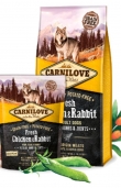 Натурална суха храна с прясно месо за здрави мускули и стави за кучета Carnilove FRESH Chicken & Rabbit muscles, bones and joints for Adult със 40% прясно пилешко и 20% заешко, БЕЗ ЗЪРНЕНИ КУЛТУРИ 12 кг.