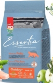 Супер премиум храна за котки Essentia OUTDOOR, БЕЗ ЗЪРНО, със 77% протеин от прясно пилешко месо + куркума и розмарин, за котки, които имат достъп до външна среда или за такива с ниско телесно тегло 1.5 кг.