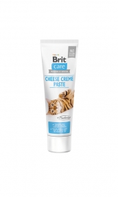 Brit Care Cat FUNCTIONAL PASTE CHEESE CREME enriched with PREBIOTICS – малцова паста с вкус на сирене ,обогатена с пребиотици 100гр. 0.100 кг.