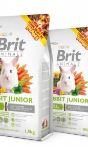 Brit Animals RABBIT JUNIOR Complete – Супер премиум пълноценна храна за малки зайчета 1.5 кг.