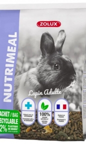 Пълноценна храна за възрастни зайци ZOLUX NUTRIMEAL 3 mix for adult rabbits 0.800 кг.