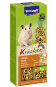 Vitakraft ® Kräcker ® - Оригинален Крекер на Витакрафт за ХАМСТЕР  с МЕД и СПЕЛТА, 2 бр.
