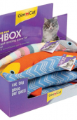 Gimcat® FISH BOX Играчка за котка - шумоляща плюшена риба с котешка трева 1 бр.