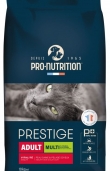 PRESTIGE CAT ADULT MULTI С ПTИЧЕ И ЗЕЛЕНЧУЦИ 10 kg - Пълноценна храна за пораснали котки. Произведена във Франция.
