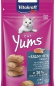 CAT YUMS - СОЧНИ ХАПКИ за КОТЕ със СЬОМГА + ОМЕГА 3, Vitakraft
