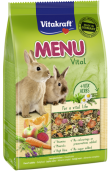 Храна за декоративни мини зайци - 500г Vitakraft Premium Menu Vital, меню за заек