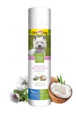 Шампоан за кучета с бяла и светла козина 250 мл - GimDog Natural Solutions - с лечебна ружа и кокосов орех