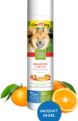 Сух шампоан за кучета 250 мл - GimDog Natural Solutions - с помело, портокал и мандарина