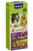 Vitakraft ® Kräcker ® - Оригинален Крекер на Витакрафт за морско свинче  с ГРОЗДЕ и ЯДКИ, 2 бр.