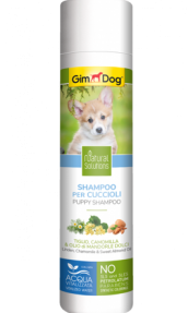 Шампоан за подрастващи кучета 250 мл - GimDog Natural Solutions - с липа, лайка и бадемово масло