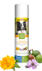 Шампоан за кучета за честа употреба 250 мл - GimDog Natural Solutions - с невен, слез и масло макадамия