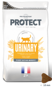 Пълноценна диетична храна за котки с уринарни проблеми, 2 кг - Pro-Nutrition Flatazor Protect Urinary - редуцира новообразуването на струвитни камъни в бъбреците, подобрява функцията на отделителната система, 61% протеини от животински произход