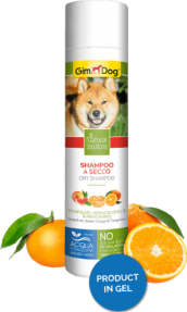 Сух шампоан за кучета 250 мл - GimDog Natural Solutions - с помело, портокал и мандарина