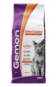 GEMON CAT Sterilised Turkey 7 KG- с пуйка за кастрирани котки
